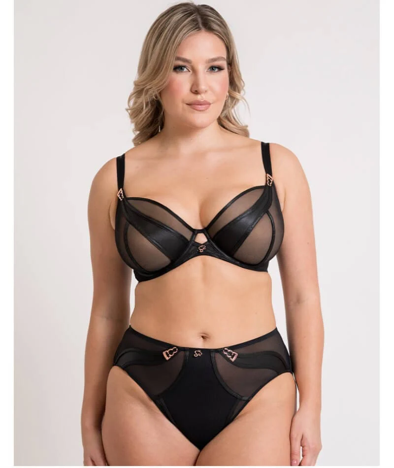 Scantilly Suspense Plunge Bra - Black - Image 3