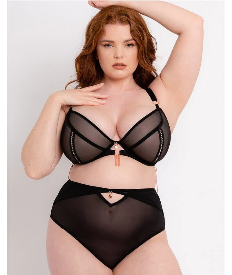 Scantilly Unchained High Waist Brief - Black - Image 3