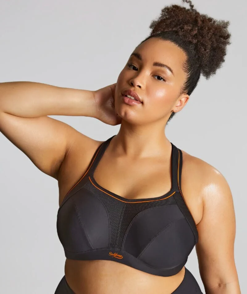 Sculptresse Activate Non Padded Underwired Sports Bra - Black - Image 14