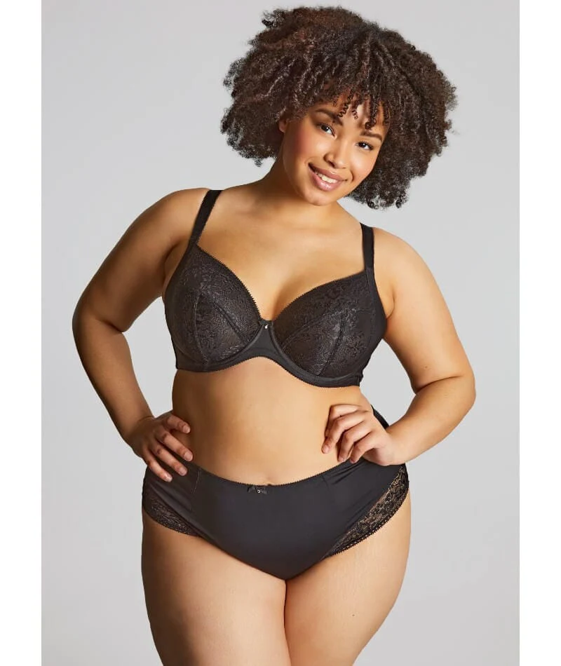 Sculptresse Roxie Plunge Underwired Bra - Black - Image 4