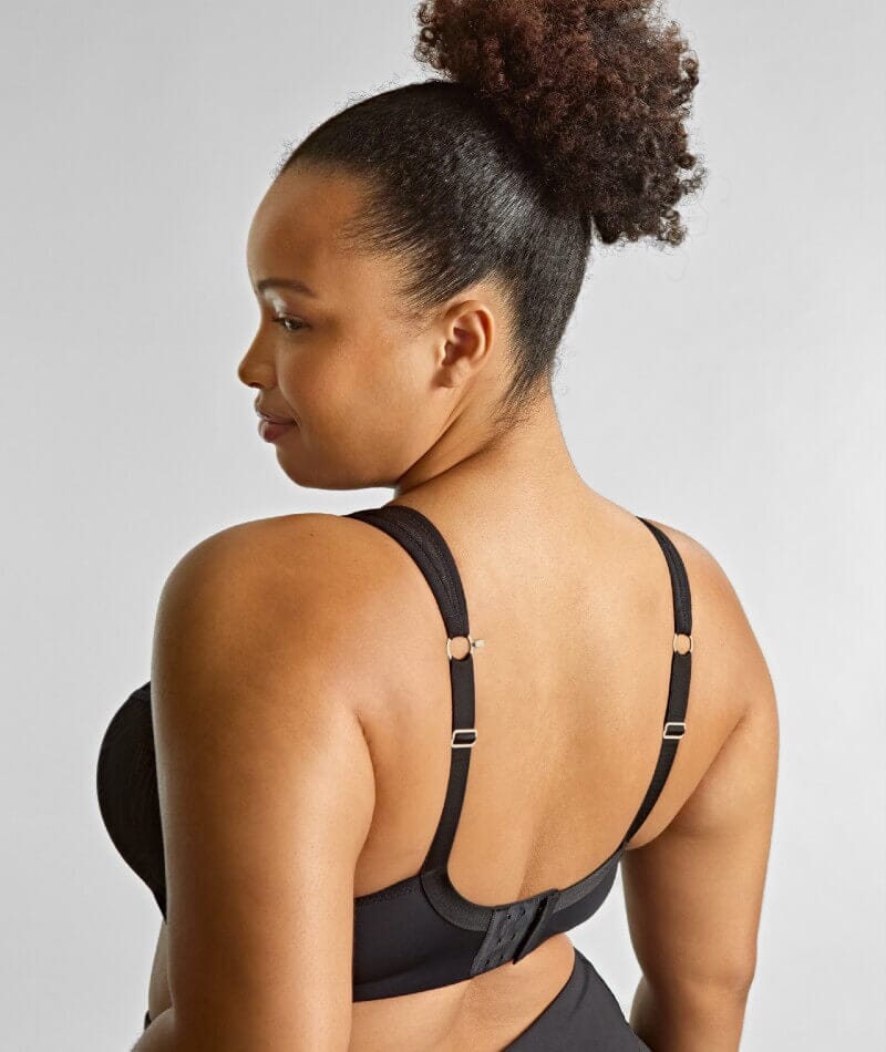 Sculptresse Activate Non Padded Underwired Sports Bra - Black/Chalk - Image 3
