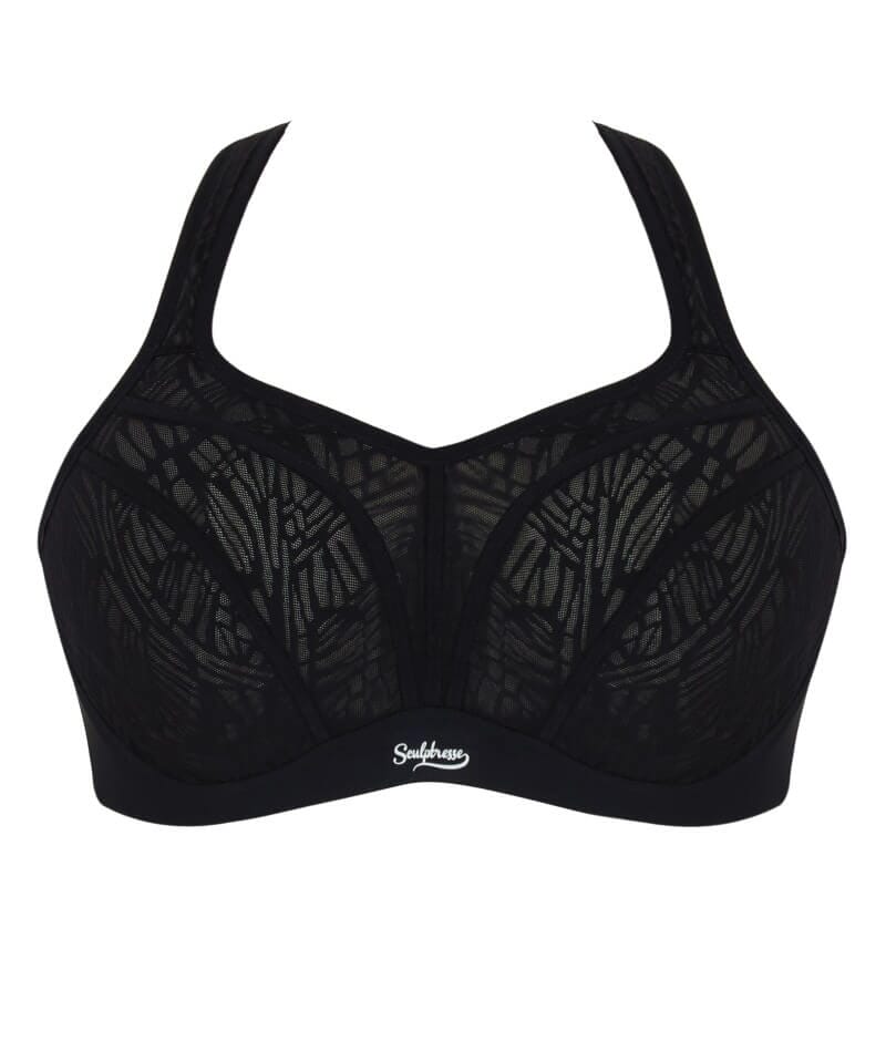 Sculptresse Activate Non Padded Underwired Sports Bra - Black/Chalk - Image 8