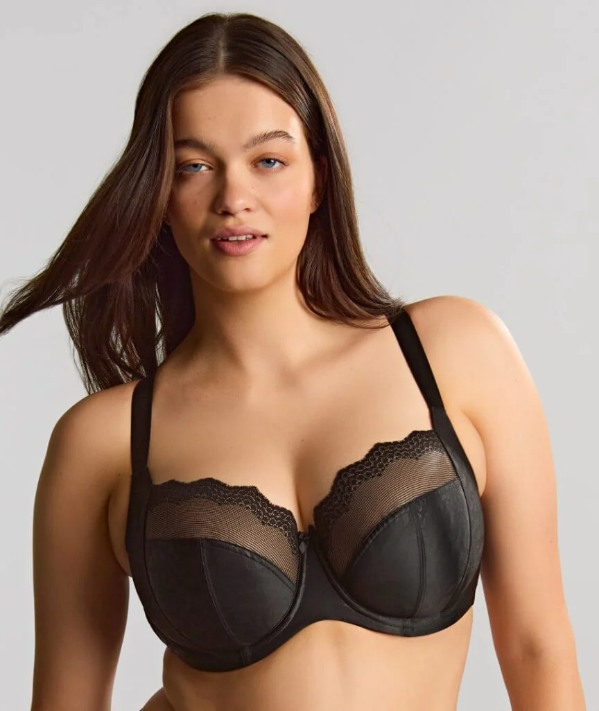 Sculptresse Esme Underwired Balconnet Bra - Black Animal - Image 2