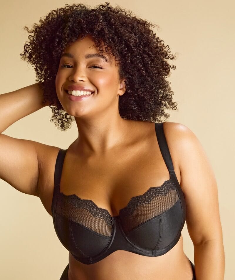 Sculptresse Esme Underwired Balconnet Bra - Black Animal - Image 9