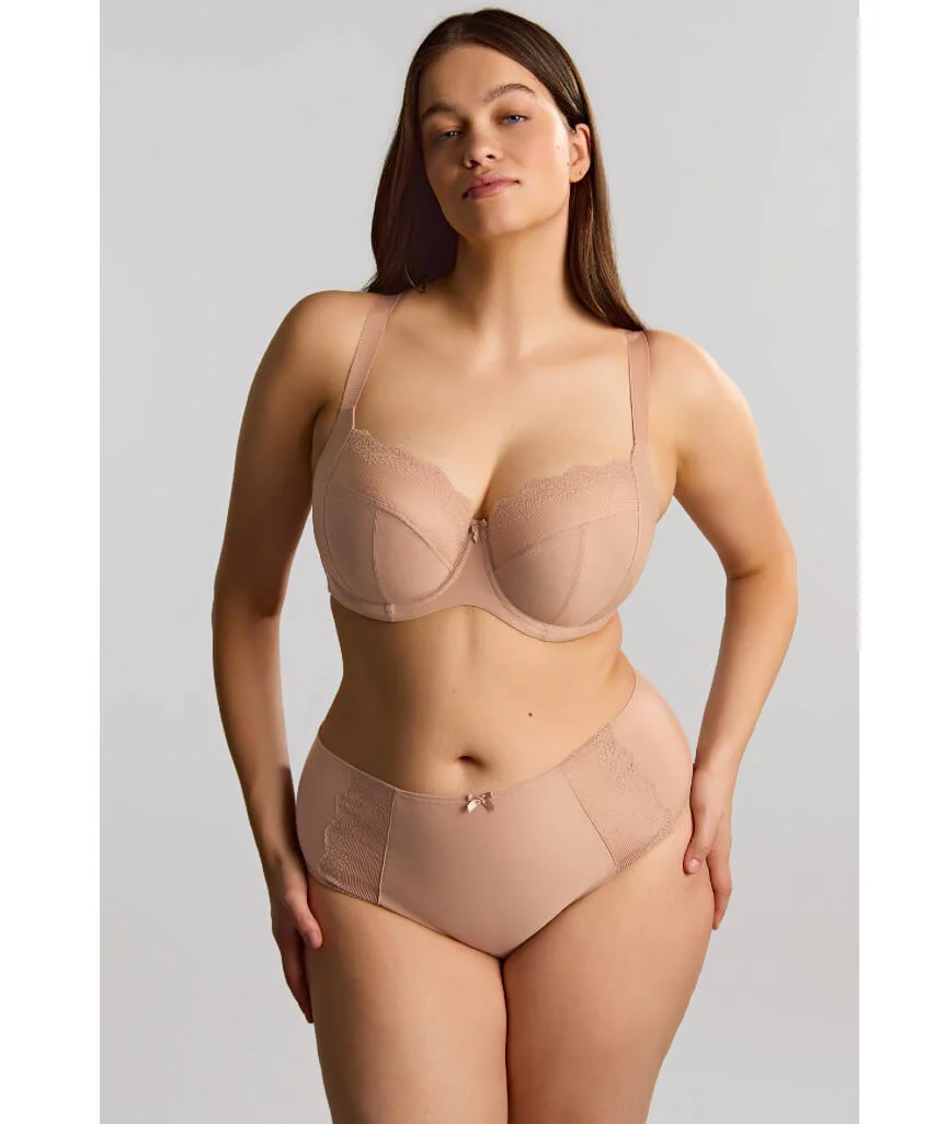 Sculptresse Esme Underwired Balconnet Bra - Mocha Animal - Image 3