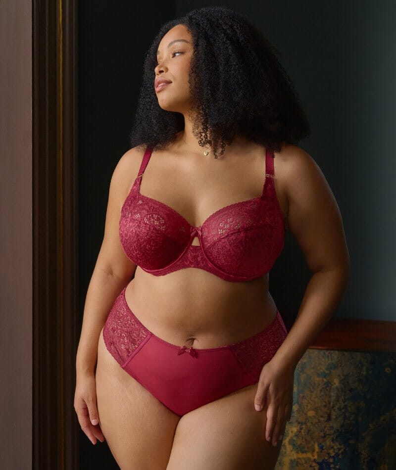 Sculptresse Estel Deep Brief - Cherry Red - Image 8