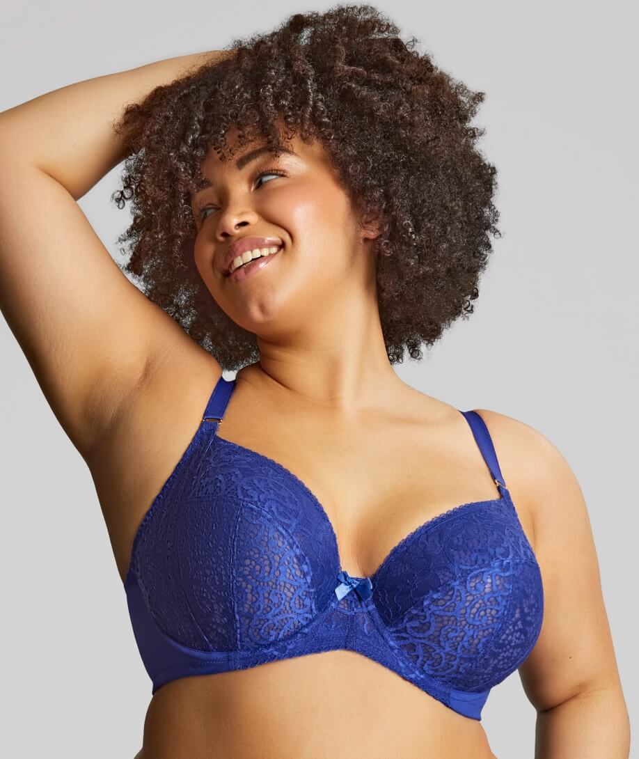 Sculptresse Estel Underwire Plunge Bra - Royal Blue - Image 3