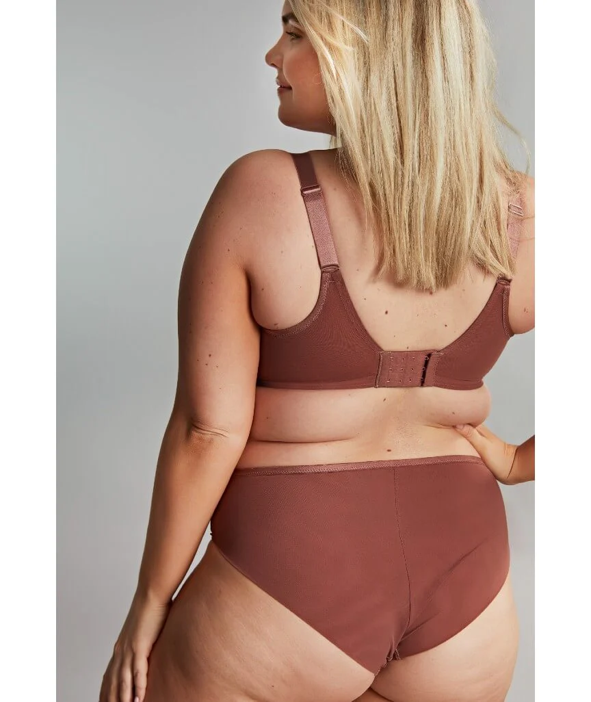 Sculptresse Illuminate Non Padded Full Cup T-Shirt Bra - Burlwood - Image 4