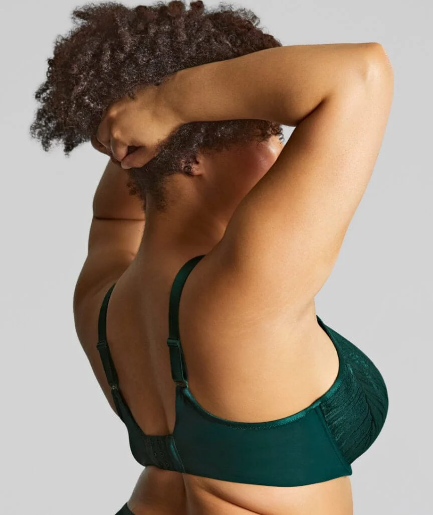 Sculptresse Illuminate Non Padded Full Cup T-Shirt Bra - Dark Green - Image 2