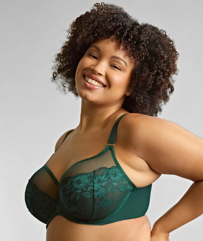 Sculptresse Josephine Full Cup Underwired Bra - Forest Green - Image 4