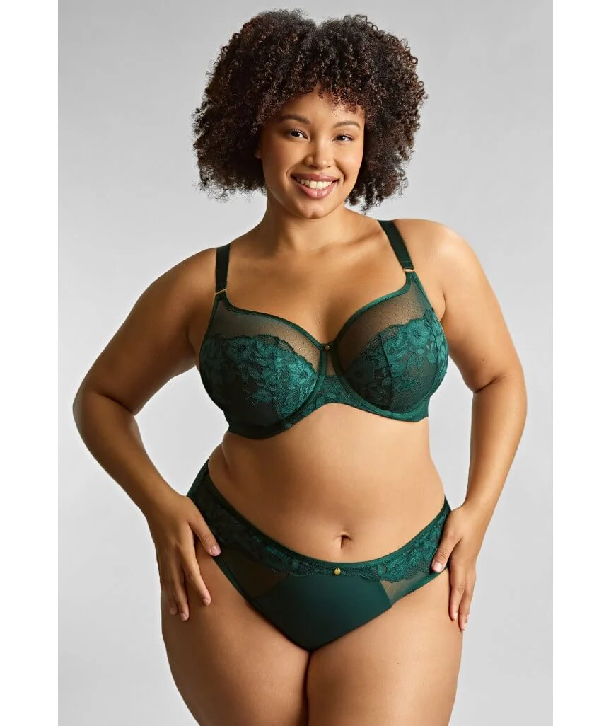 Sculptresse Josephine Full Cup Underwired Bra - Forest Green - Image 5
