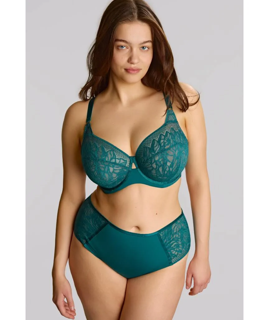 Sculptresse Sophia Underwired Full Cup Bra - Teal Blue - Image 5