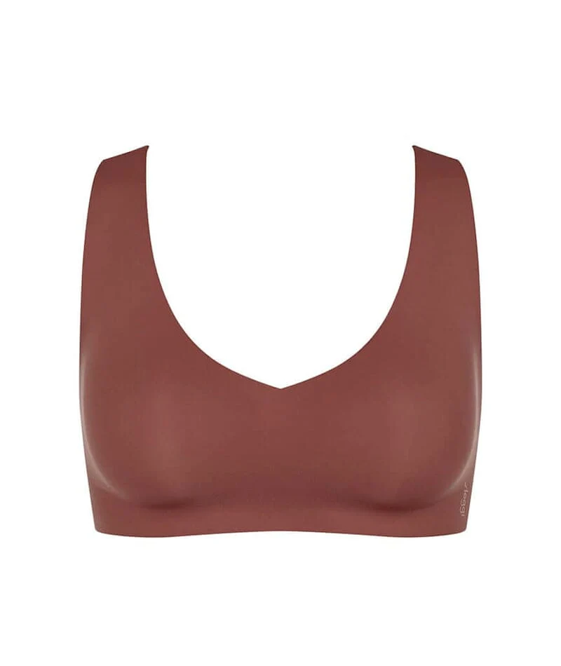 Sloggi ZERO Feel 2.0 Wire-free Bralette - Burnt Henna - Image 4
