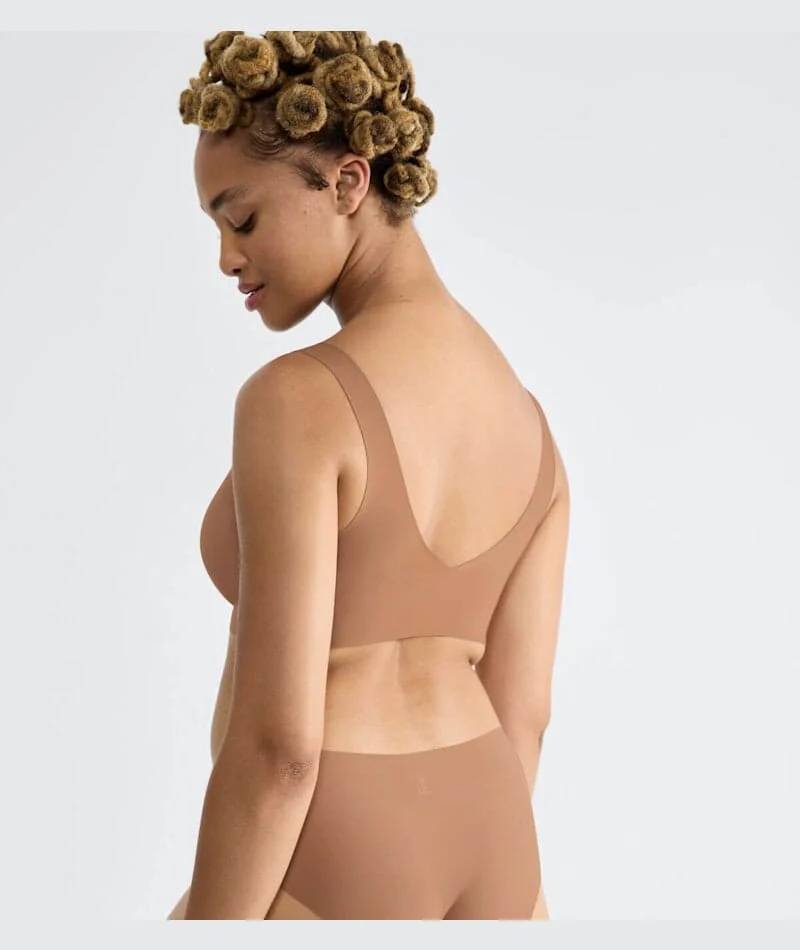 Sloggi ZERO Feel 2.0 Wire-free Bralette - Nostalgic Brown - Image 2