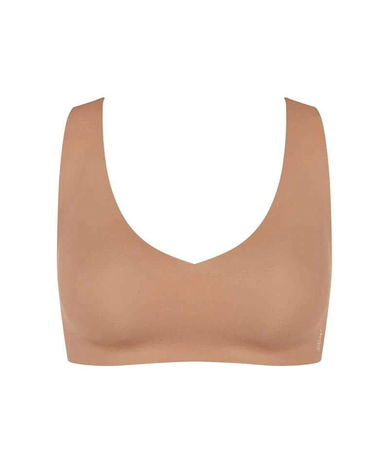 Sloggi ZERO Feel 2.0 Wire-free Bralette - Nostalgic Brown - Image 4
