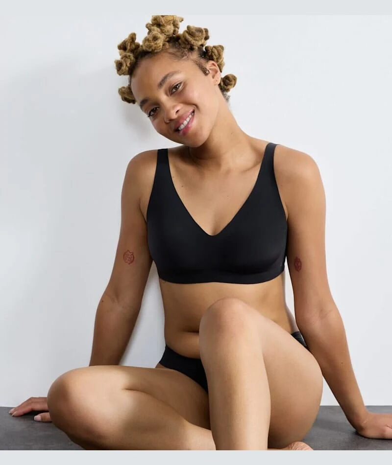 Sloggi ZERO Feel 2.0 Wire-free Soft Bra - Black - Image 7