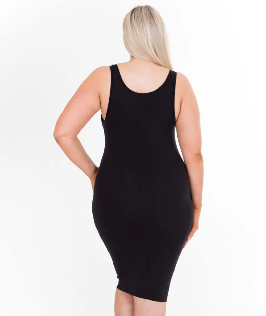 Sonsee Sleeveless Singlet Slip - Black - Image 2
