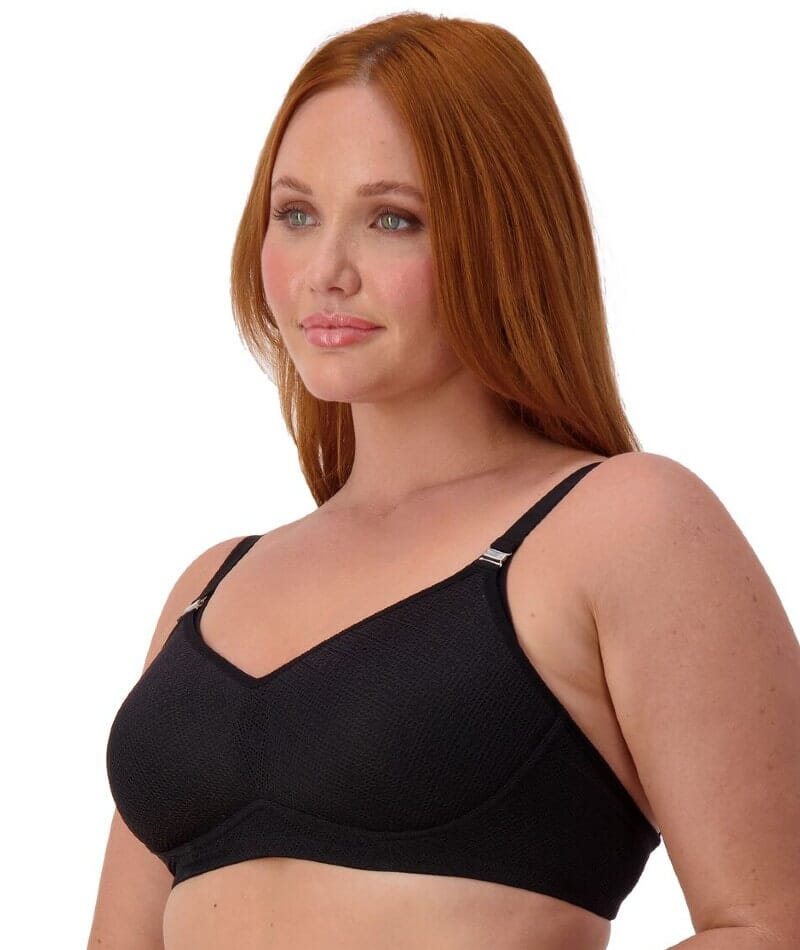 Triumph Amour Maternity Lace Padded Wire-free Bra  - Black - Image 3