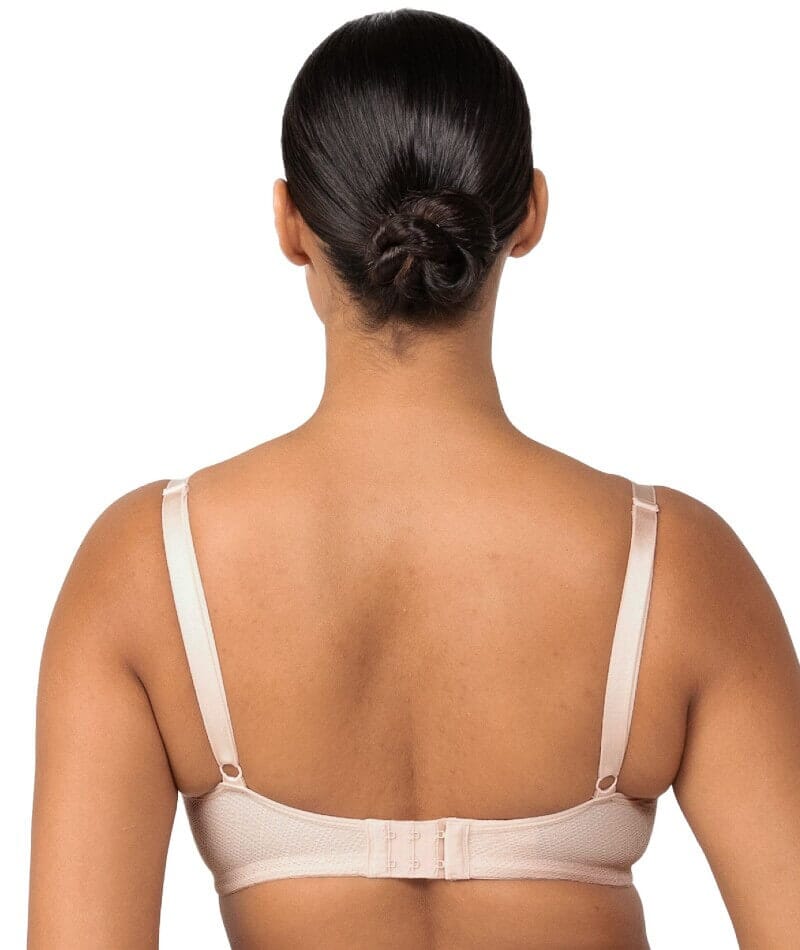 Triumph Amour Maternity Lace Padded Wire-free Bra - Nude Pink - Image 2