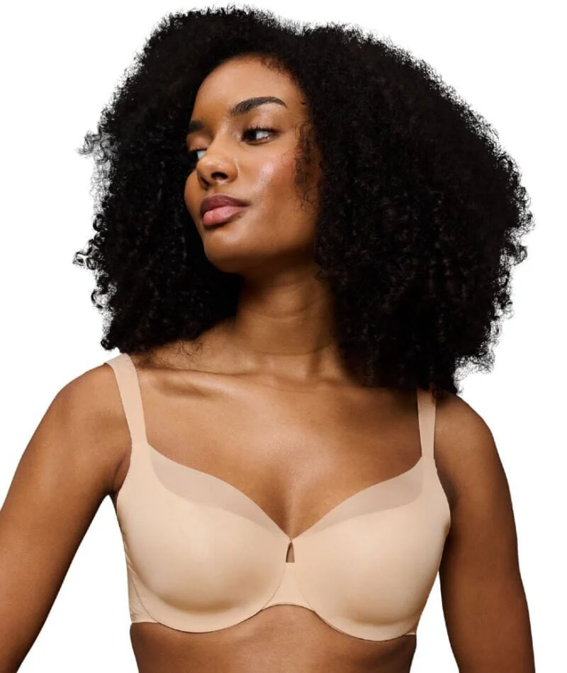 Triumph Body Make-up Illusion Curve Underwired Bra - Nude Beige - Image 3