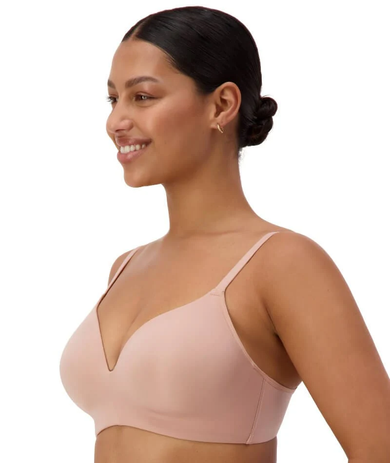 Triumph Body Make-up Smooth Wire-free Padded Bra - Blusher Beige - Image 4