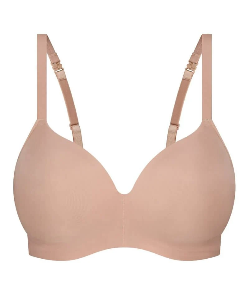 Triumph Body Make-up Smooth Wire-free Padded Bra - Blusher Beige - Image 5