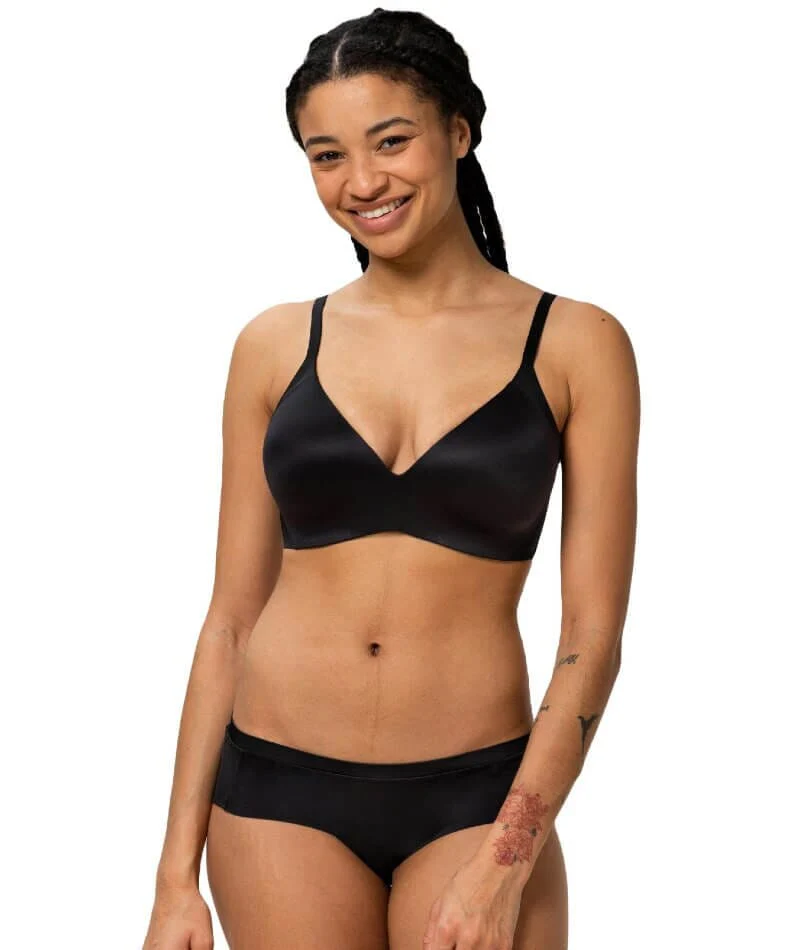 Triumph Body Make-up Soft Touch Padded Wire-free Bra - Black - Image 4