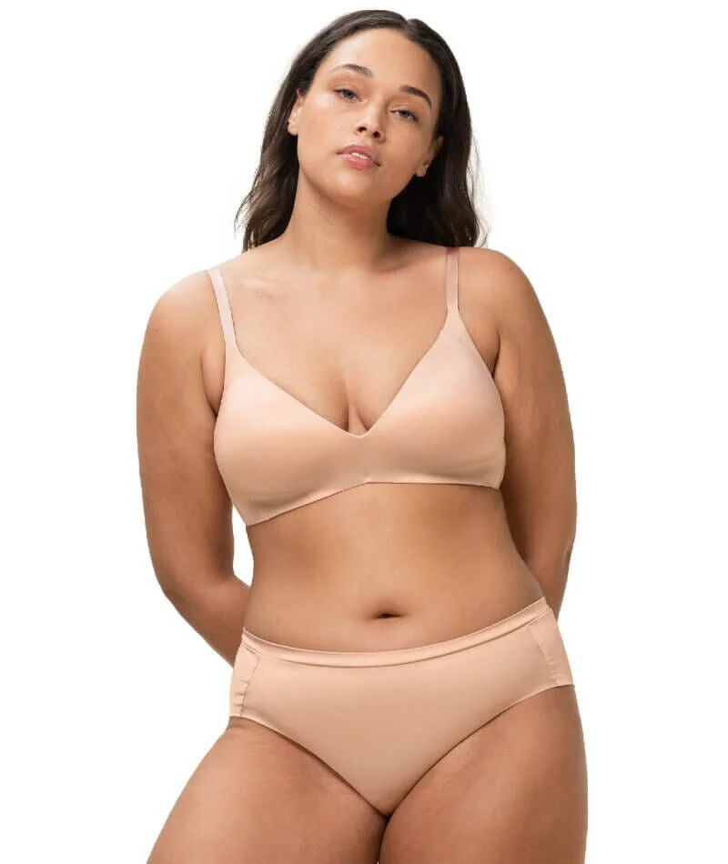 Triumph Body Make-up Soft Touch Padded Wire-free Bra - Neutral Beige - Image 5