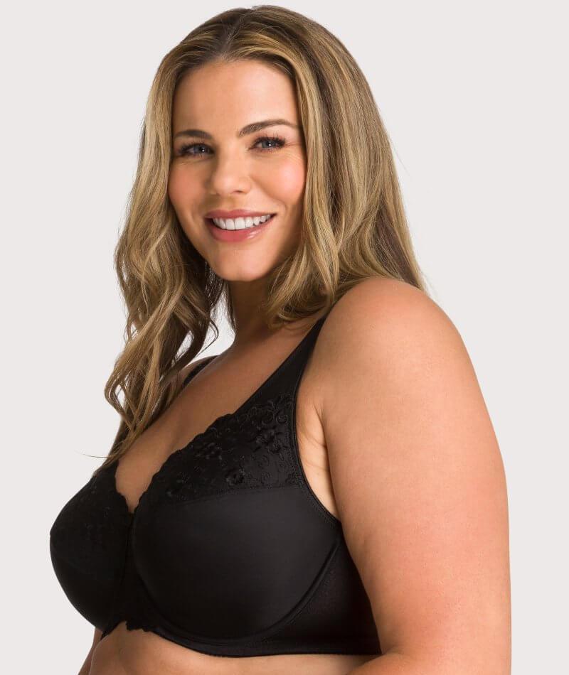 Triumph Embroidered Minimizer Bra - Black - Image 6