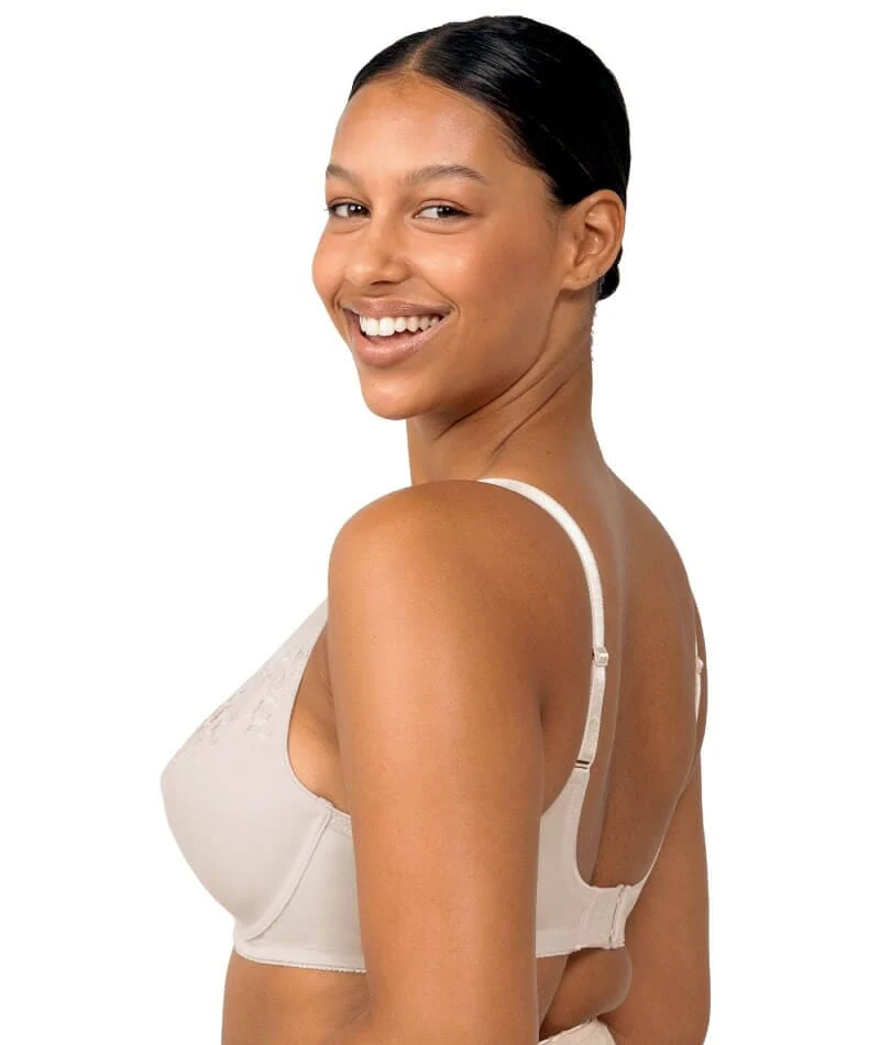Triumph Embroidered Minimizer Bra - Fawn - Image 7