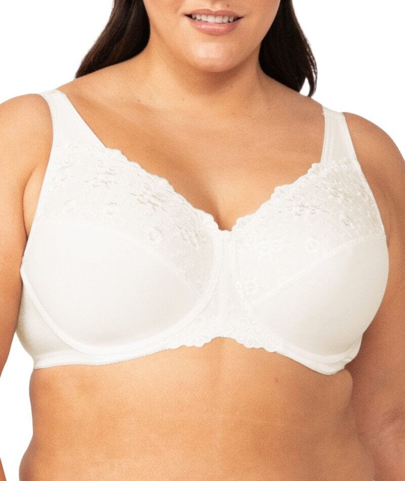Triumph Embroidered Minimizer Bra - Vanille - Image 5