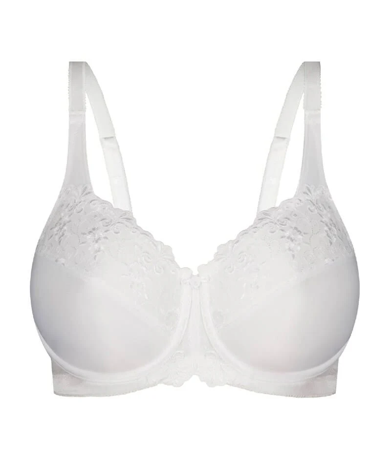 Triumph Embroidered Minimizer Bra - White - Image 6