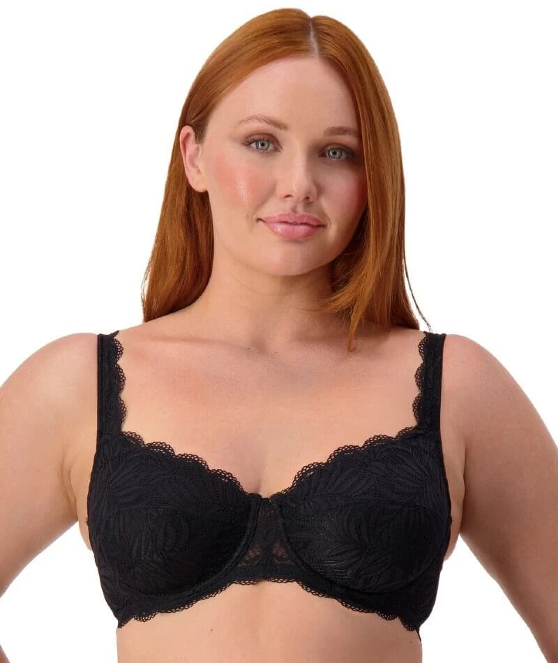 Triumph Essential Lace Balconette Bra - Black - Image 2