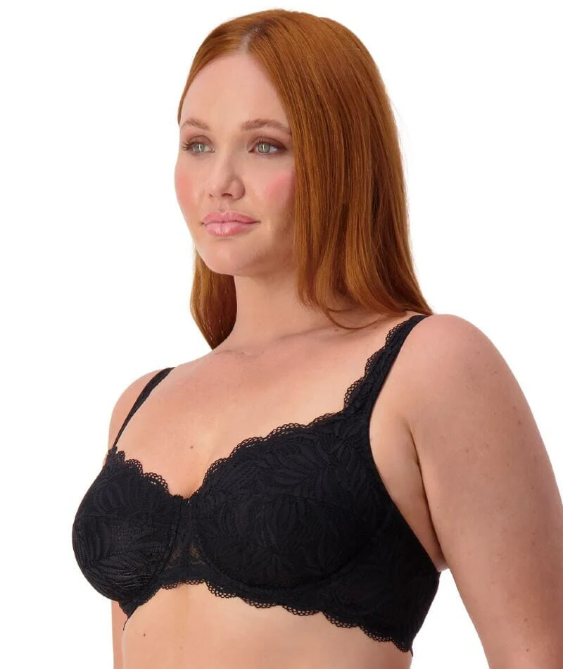 Triumph Essential Lace Balconette Bra - Black - Image 7