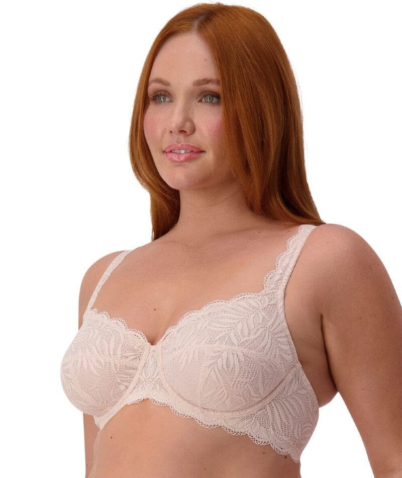 Triumph Essential Lace Balconette Bra - Nude Pink - Image 3