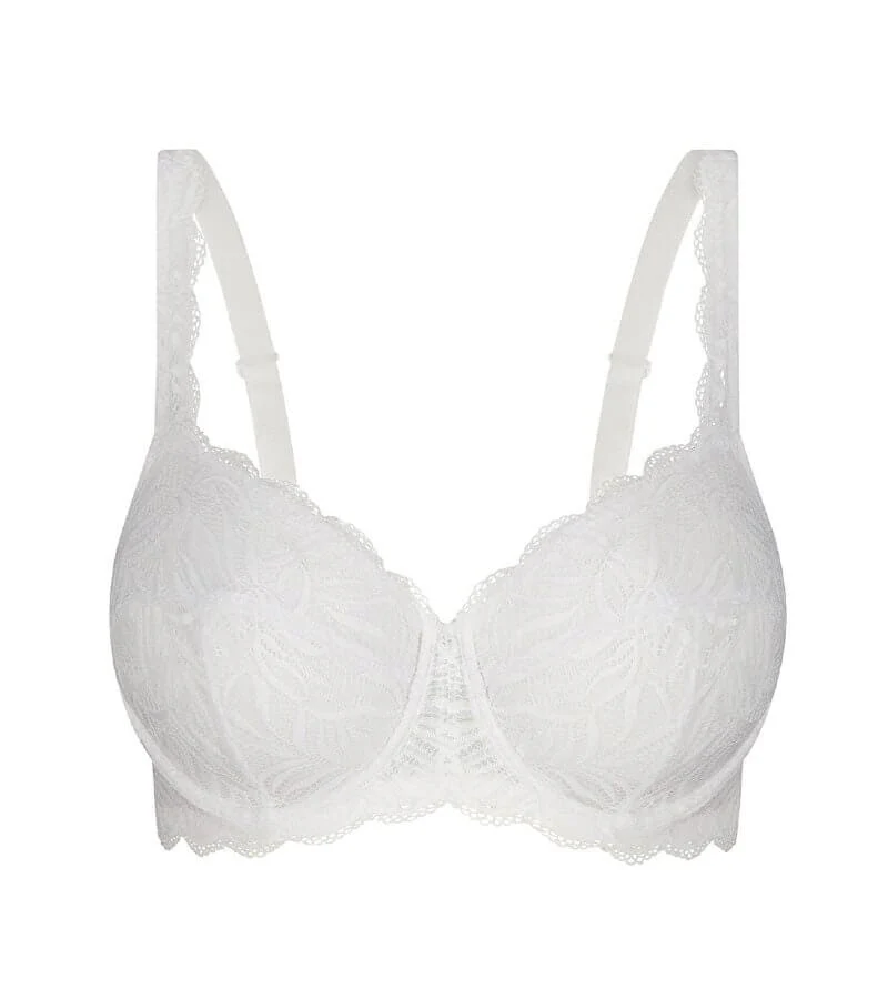 Triumph Essential Lace Balconette Bra - White - Image 5