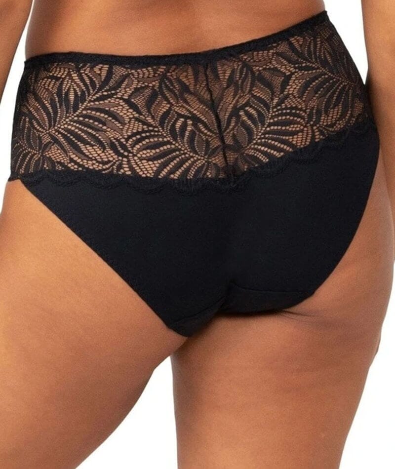 Triumph Essential Lace Maxi Brief - Black - Image 2