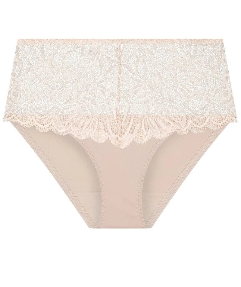 Triumph Essential Lace Maxi Brief - Nude Pink - Image 5