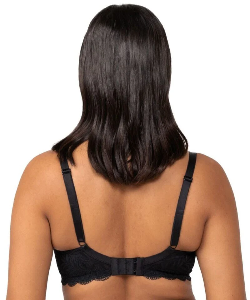 Triumph Essential Lace Underwire Half-Cup Padded Balconette Bra - Black - Image 2