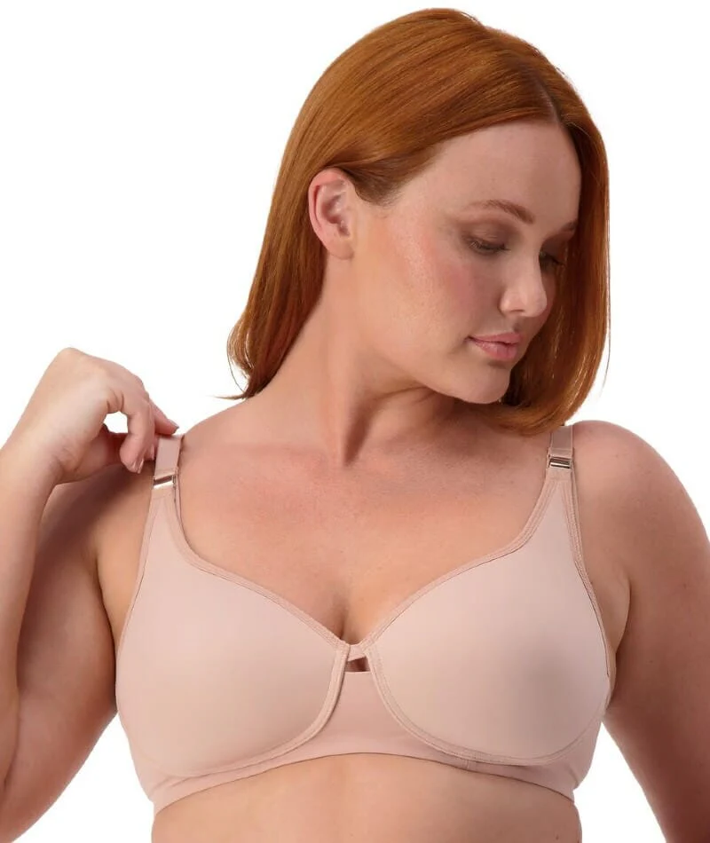 Triumph Gorgeous Maternity Padded Wire-free Bra - Blusher Beige - Image 3