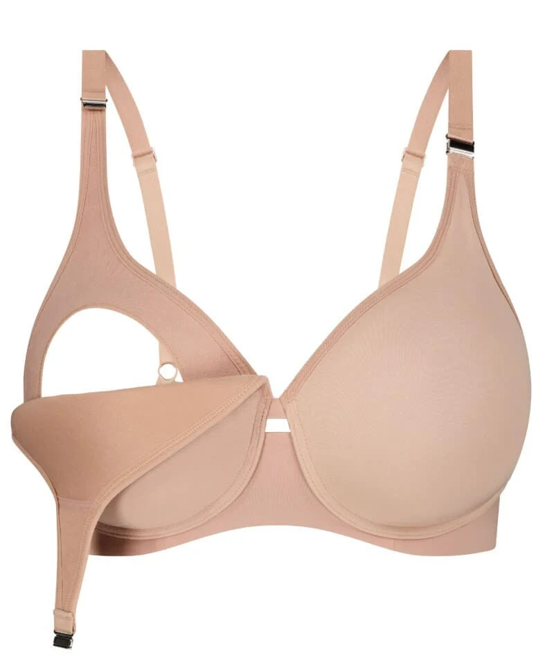 Triumph Gorgeous Maternity Padded Wire-free Bra - Blusher Beige - Image 6