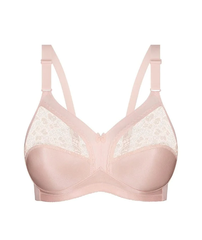 Triumph Kiss of Cotton Wire-free Bra - Fresh Powder - Image 10