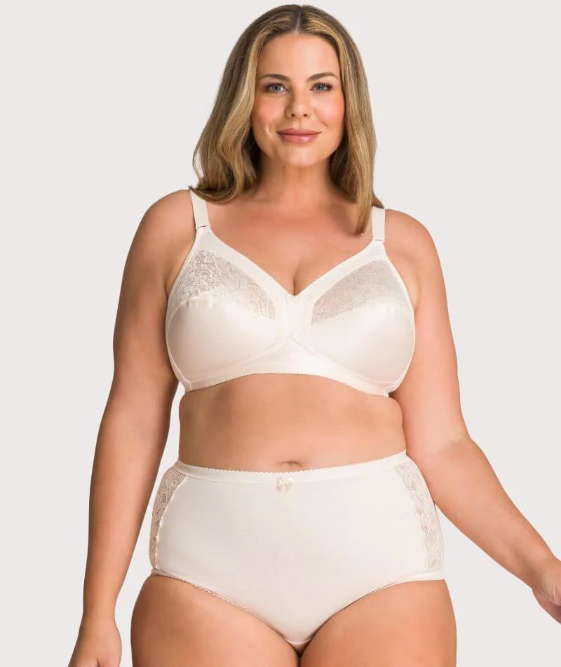 Triumph Kiss of Cotton Wire-free Bra - Fresh Powder - Image 7