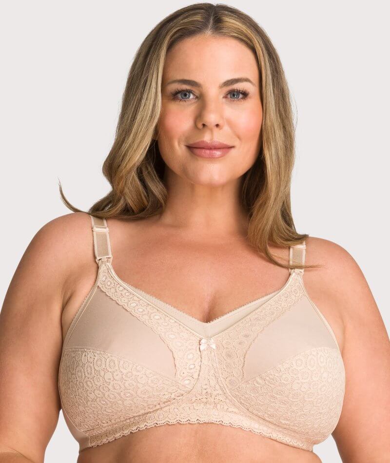 Triumph Lace Maternity Wire-Free Bra - Nude - Image 5