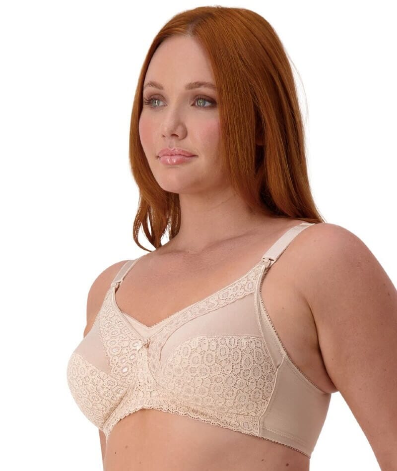 Triumph Lace Maternity Wire-Free Bra - Nude - Image 8