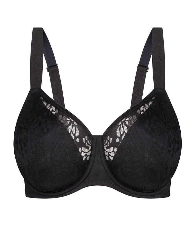 Triumph Lacy Minimizer Bra - Black - Image 10