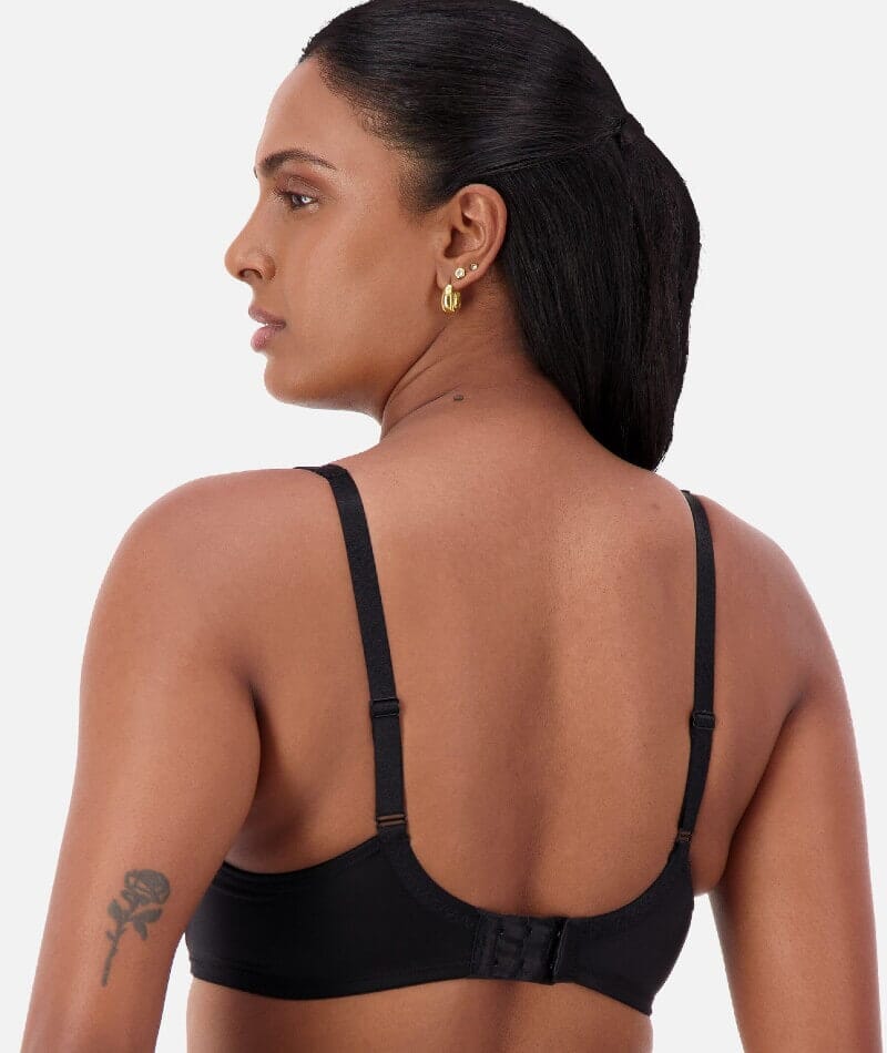 Triumph Lacy Minimizer Bra - Black - Image 3