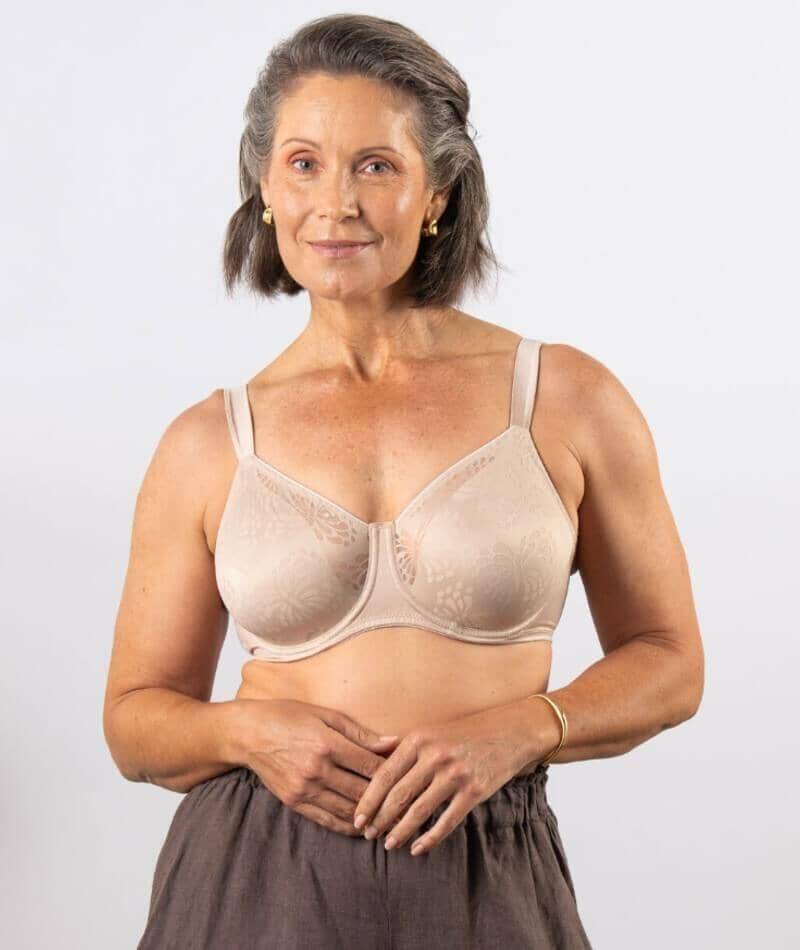 Triumph Lacy Minimizer Bra - New Beige - Image 9