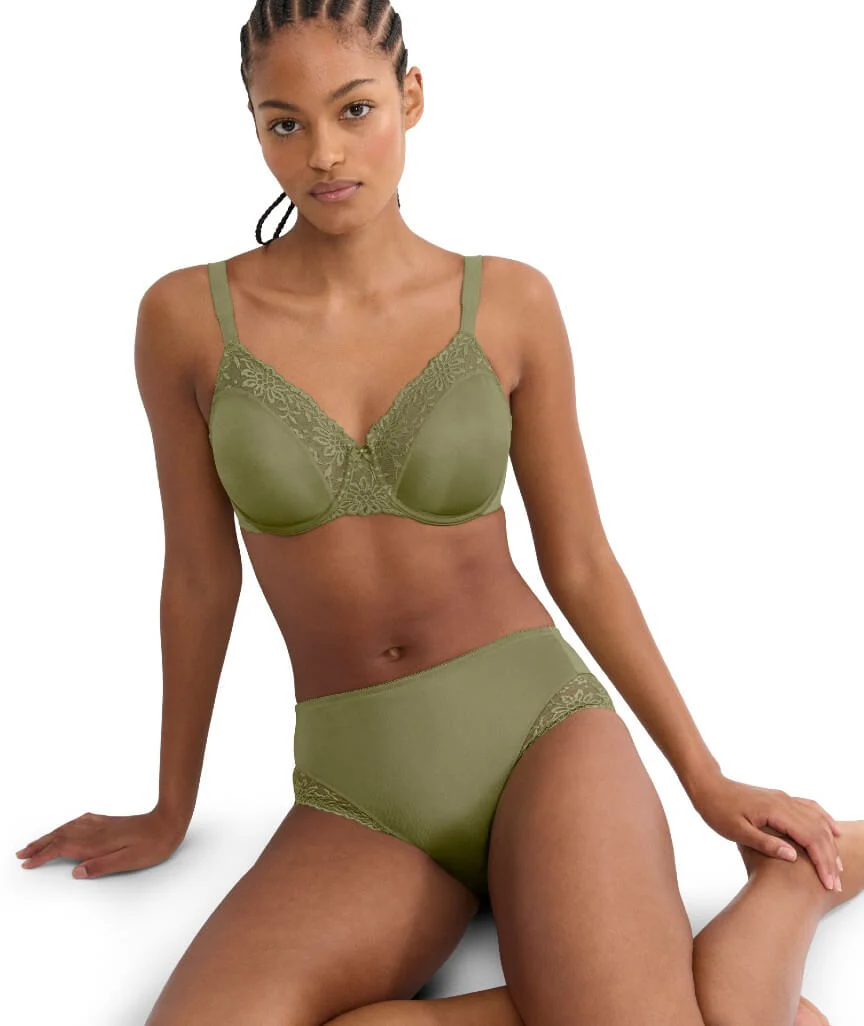Triumph Ladyform Soft Minimizer Bra - Olive Gold - Image 4