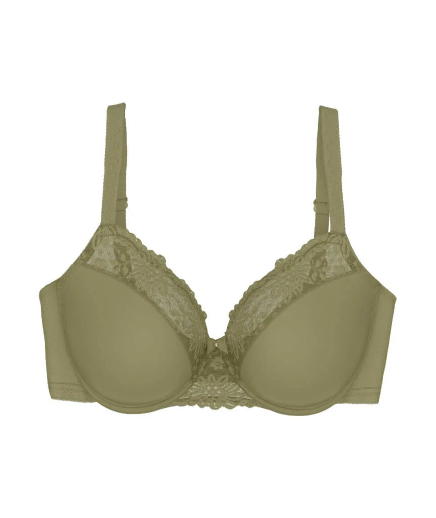 Triumph Ladyform Soft Minimizer Bra - Olive Gold - Image 5
